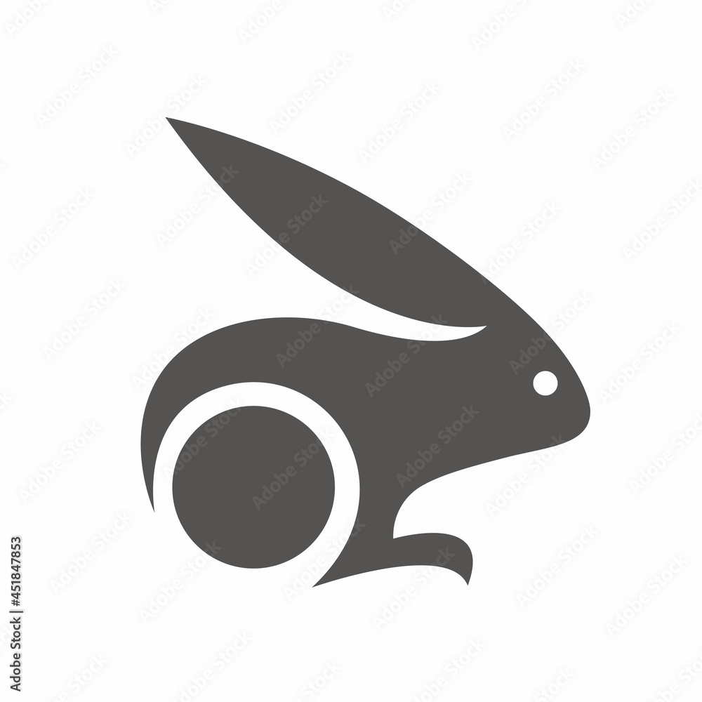 Fototapeta premium Rabbit Animal Logo or Icon