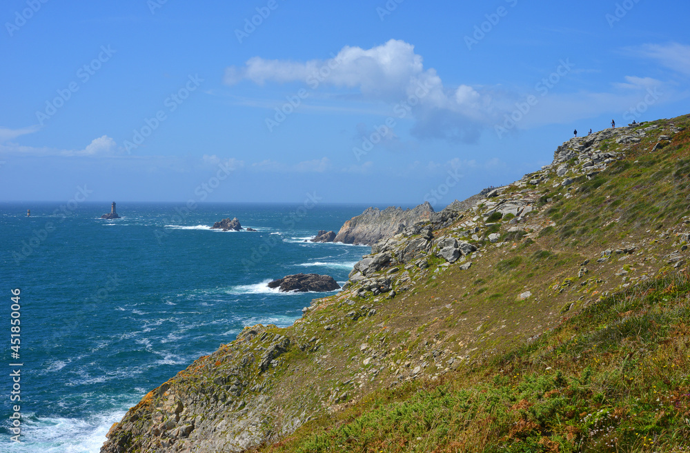 Pointe du Raz, Bretagne, France, beautiful nature coast view
