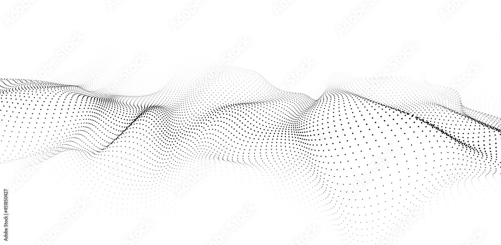 Vector abstract white futuristic background. Big data visualization ...