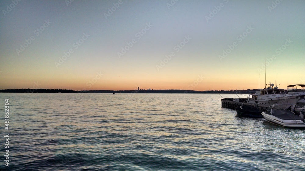 Naklejka premium Ocean Sunset