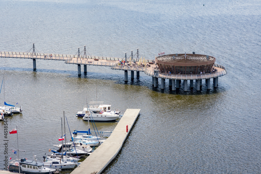 Fototapeta premium molo w Płocku
