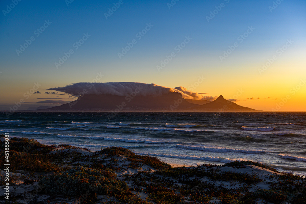 Sunset over Table Mountain, Cape Town