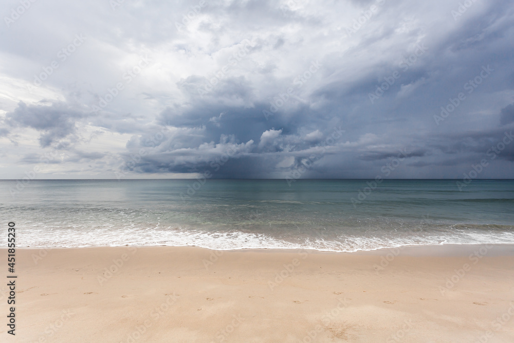 beach view of borneo - malaysia.