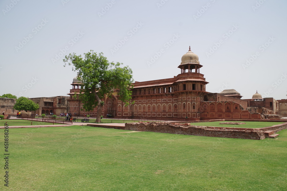 インド　世界遺産アグラ城塞