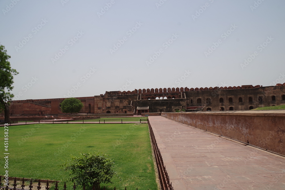 インド　世界遺産アグラ城塞