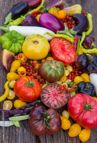 Heirloom vegetable full of colors and taste