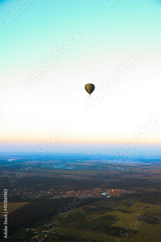 hot air balloon in the mountains © yuliya777