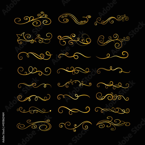 Vector set of decorative elements