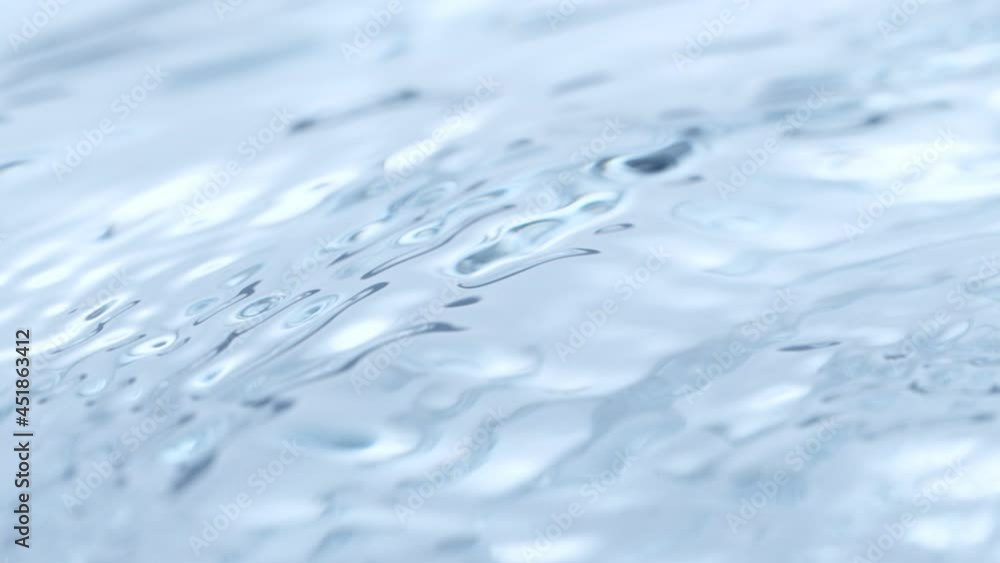 Super Slow Motion Shot of Waving Blue Clear Water at 1000fps. Super Slow Motion Shot of Waving Blue Clear Water at 1000fps.
