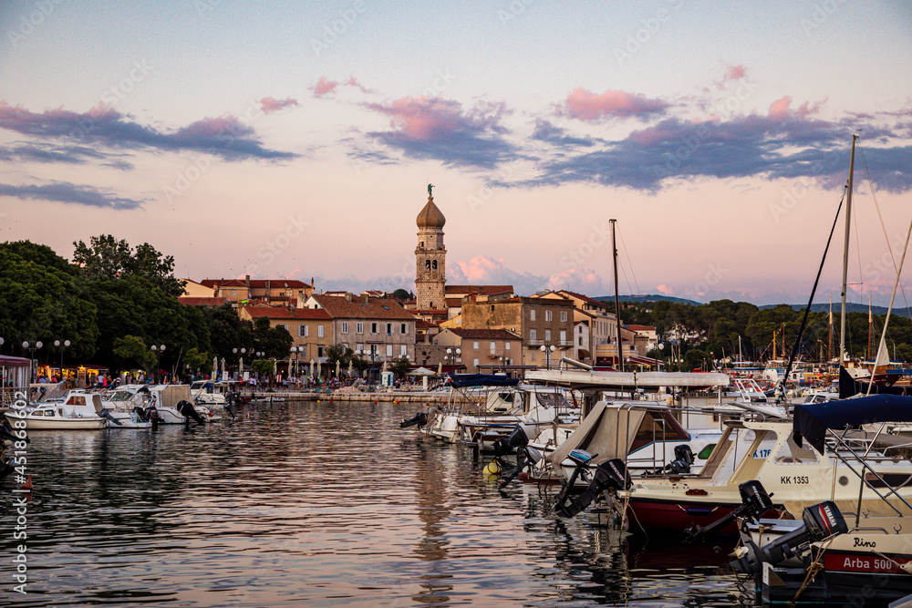 Fototapeta premium Küstenlandschaft Insel Krk, Kroatien 