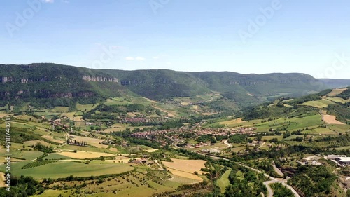 survol du viaduc de Millau et du Larzac