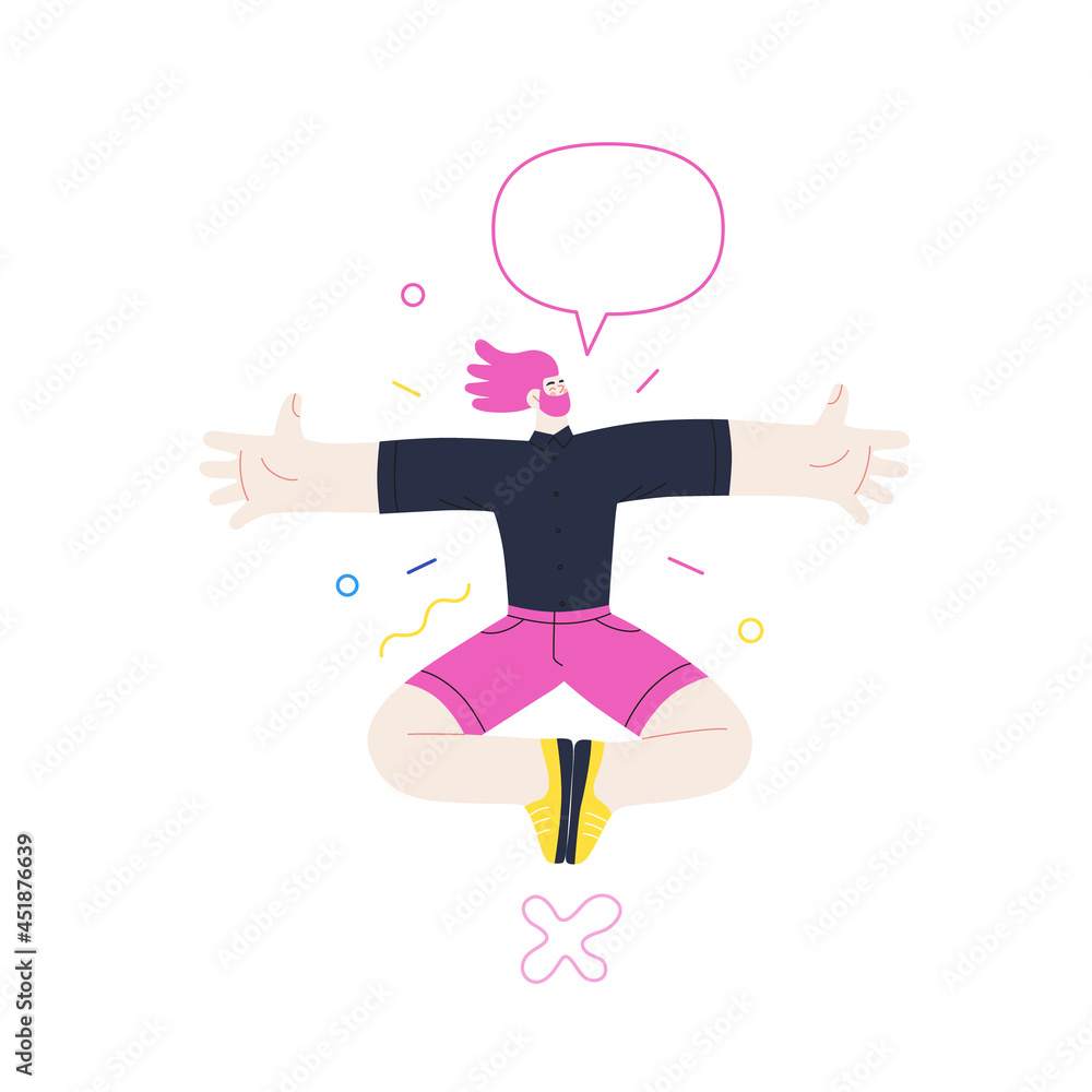 Happiness - happy people jumping in the air cheerfully Happiness - happy people jumping in the air cheerfully