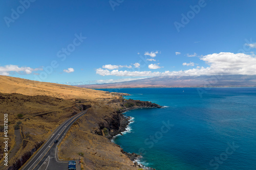 Maui Drone Photo Hawai'i Coastal Highway US 30 Hawaii 