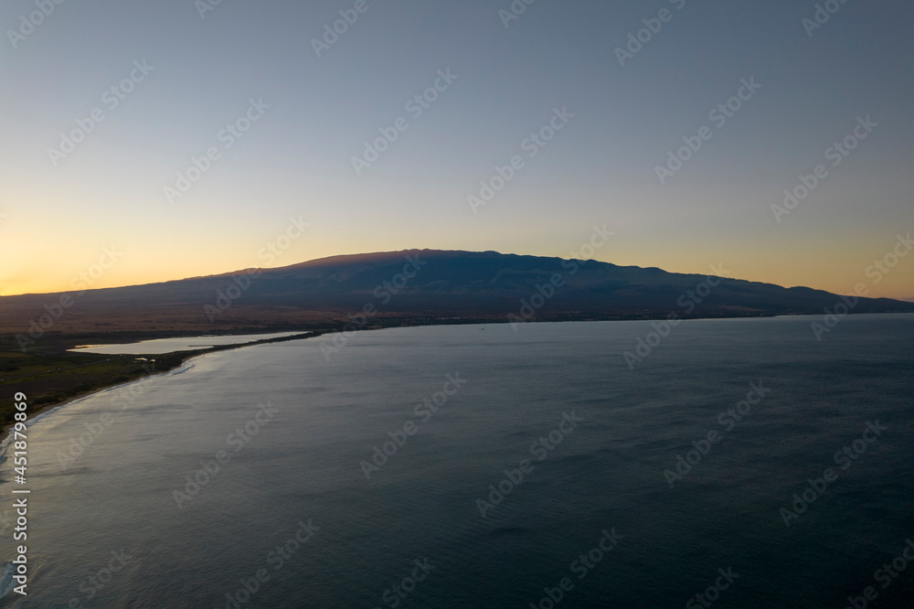 Sunrise on Maui from Drone