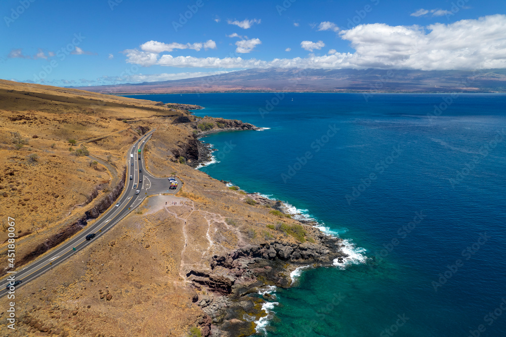 US 30 Drone Photograph Maui Hawaii