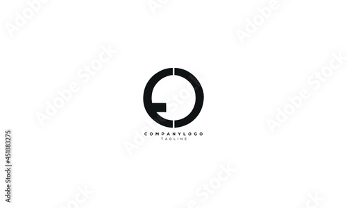 TOD, ED, EOD, Abstract initial monogram letter alphabet logo design