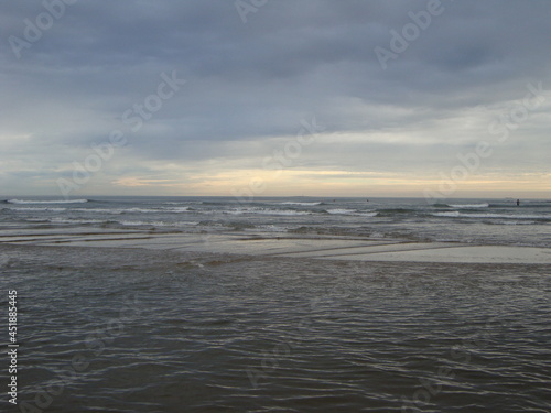 sunset on the beach