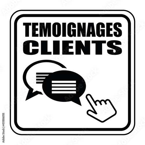 Logo témoignages clients.