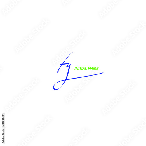 tg handwritten logo for identity