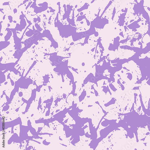 Funky abstract color paint splashes seamless pattern © Mara Fribus