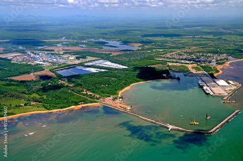 Porto de Barra do Riacho. Espírito Santo.