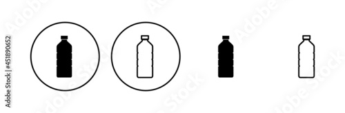 Bottle icon set. bottle vector icon