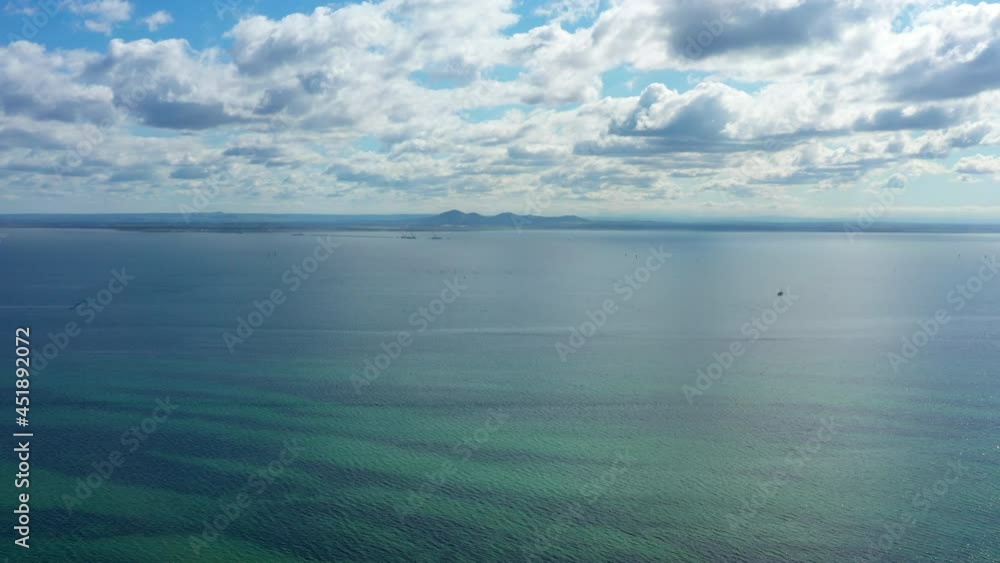 AERIAL You Yangs Mountain Range, Australia Over Corio Bay AERIAL You Yangs Mountain Range, Australia Over Corio Bay