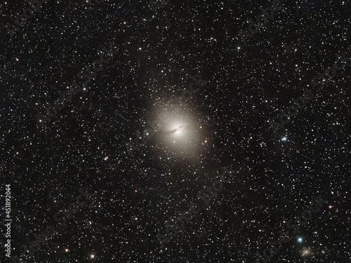 Centaurus A (NGC5128) starburst galaxy from Christchurch, New Zealand, August 2021.