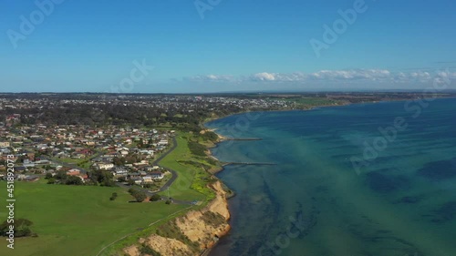 Wallpaper Mural AERIAL Pedestal Down Over Clifton Springs Corio Bay Australia Torontodigital.ca