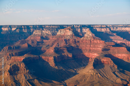 Panoramic view of the Grand Canyon National Park in Arizona, USA