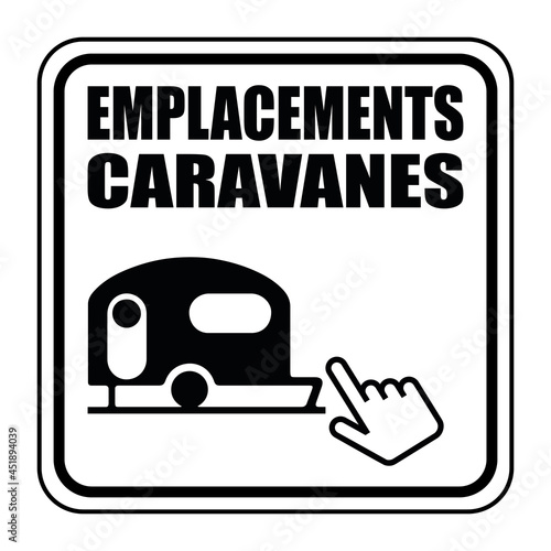 Logo emplacements caravanes.