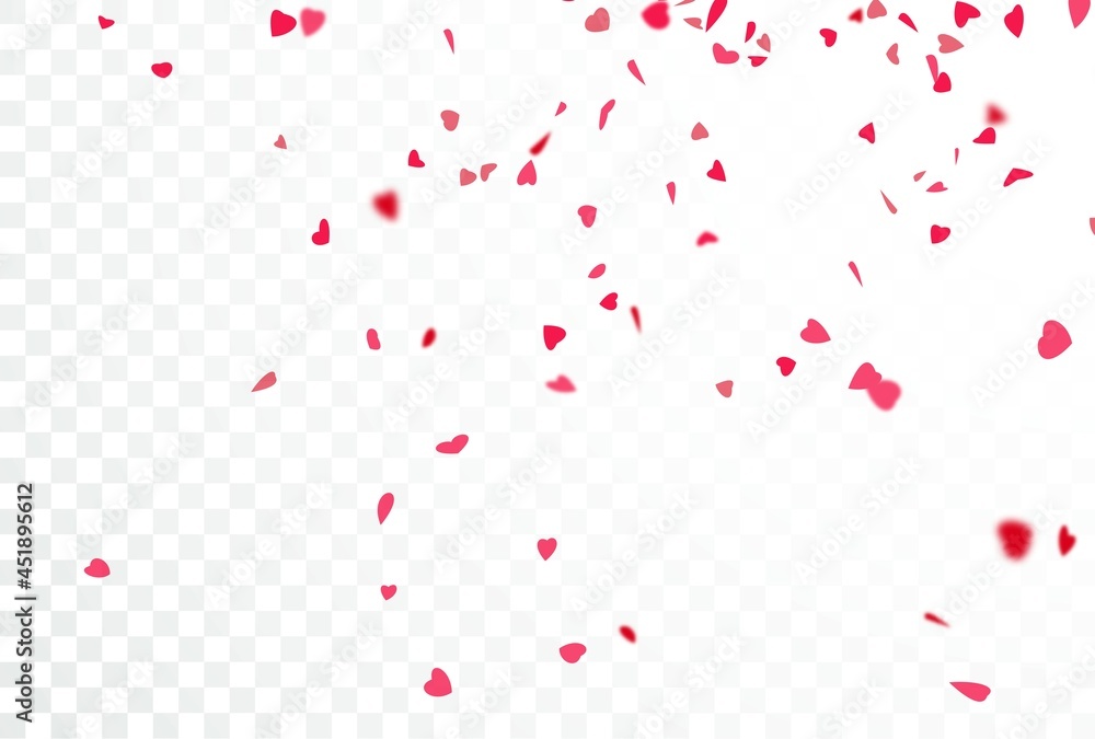 Beautiful red confetti in heart shape isolated on white background Beautiful red confetti in heart shape isolated on white background
