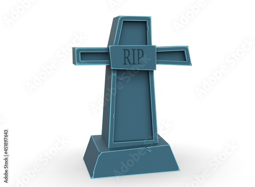 Tombstone, stylized as a cartoon on the background