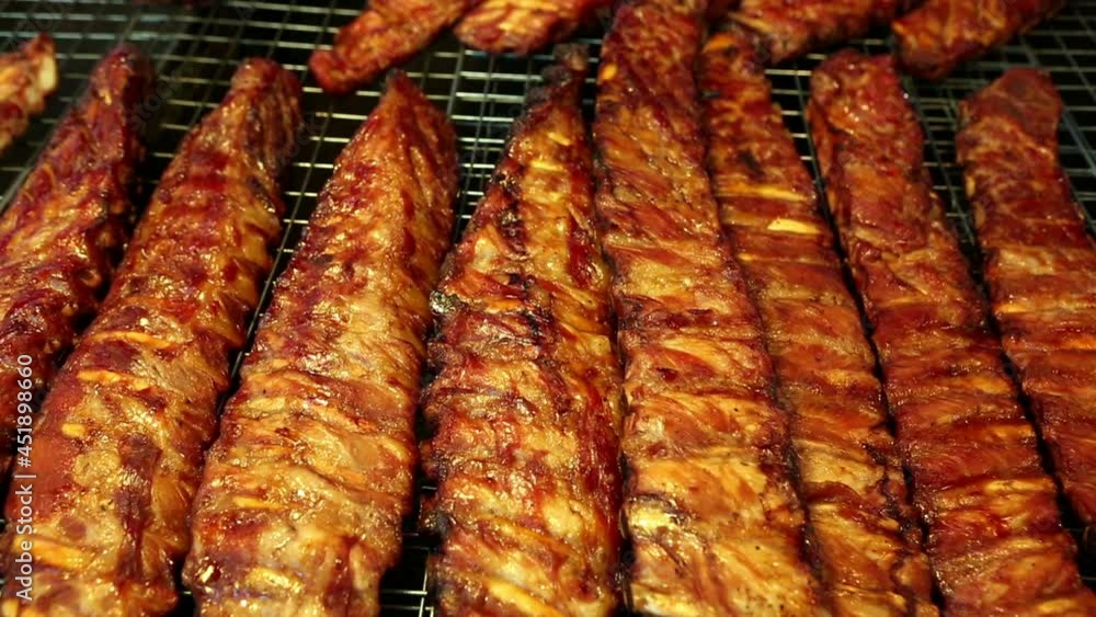 thai street food grilled pork ribs bbq thai street food grilled pork ribs bbq