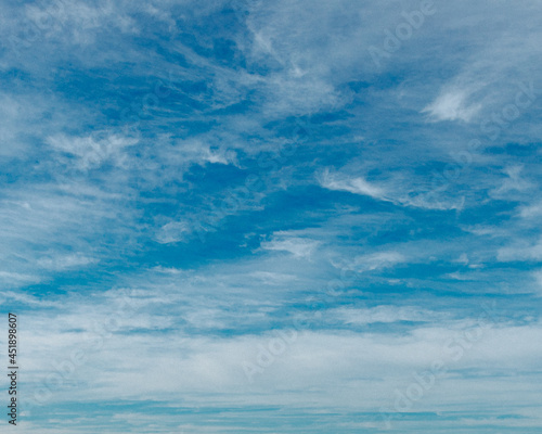 Blue pastel sky and clouds © Jay