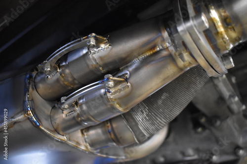マフラー　エキパイ　溶接　muffler　welding Exhaust pipe