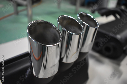 マフラー　エキパイ　溶接　muffler　welding Exhaust pipe