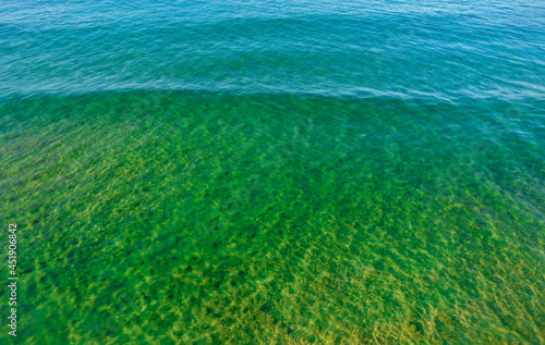 Emerald green ocean water North Avoca Australia 