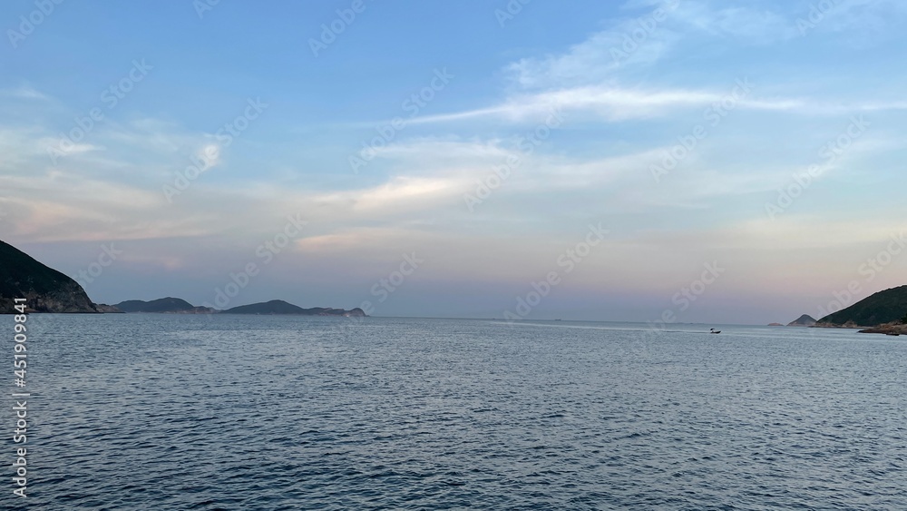 View of Clear Water Bay, Hong Kong.