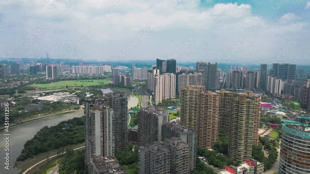 Aerial photography of the modern urban architectural landscape of Chongqing, China Aerial photography of the modern urban architectural landscape of Chongqing, China