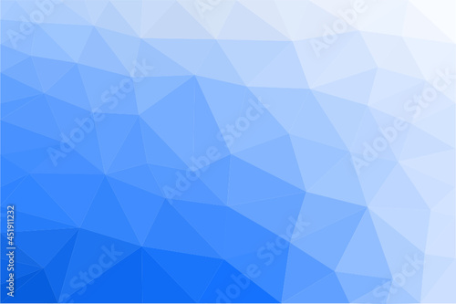 The blue dynamic gradation abstract triangle vector, for cover design and background illustration 