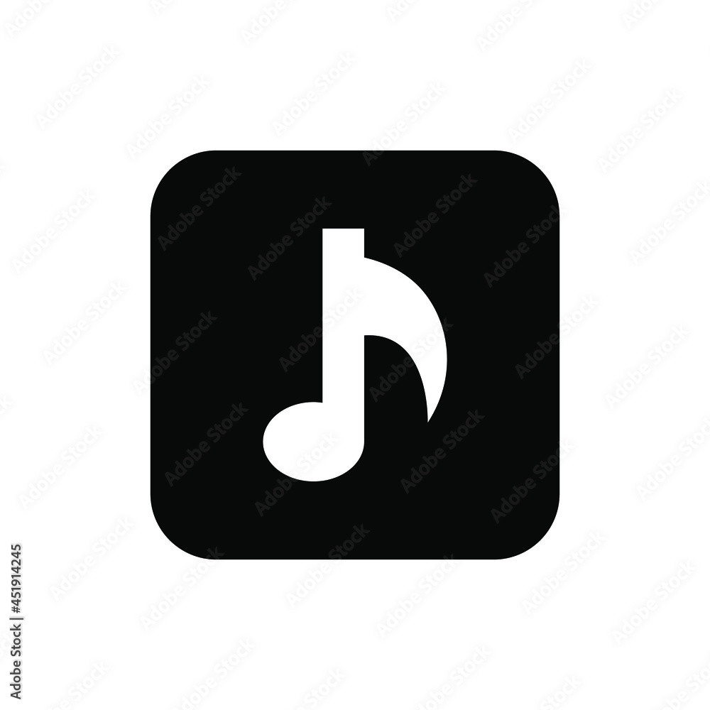 Music icon vector graphic Music icon vector graphic