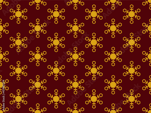 Vintage gold seamless ethnic pattern pattern background, beautiful, suitable for fabric patterns and other textile industries.