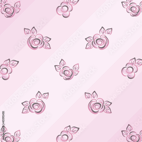 seamless pattern rose pink texture background gradient abstract wallpaper illustration