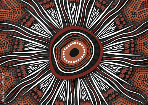 Aboriginal painting for meditation