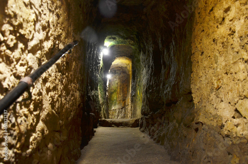 Interior of Bock Casemates Fortress at Montee de Clausen street, Luxembourg. photo