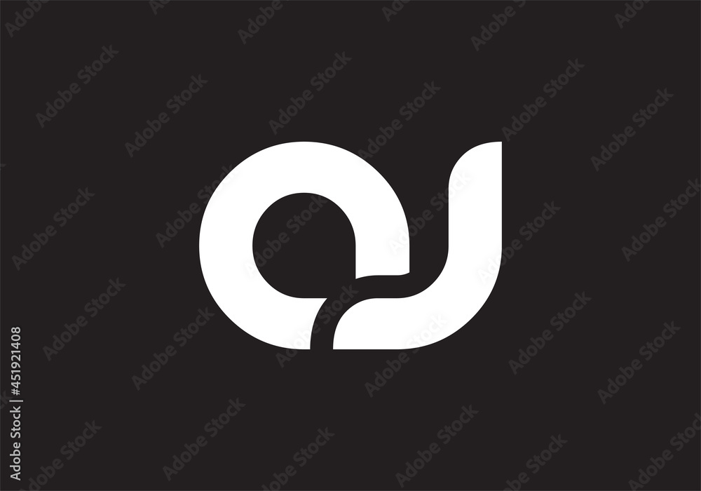 Fototapeta premium AJ letter icon for your business