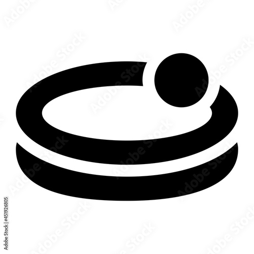 Sandbox Glyph Icon Vector