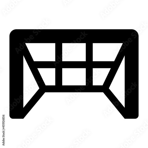 Wicket Glyph Icon Vector