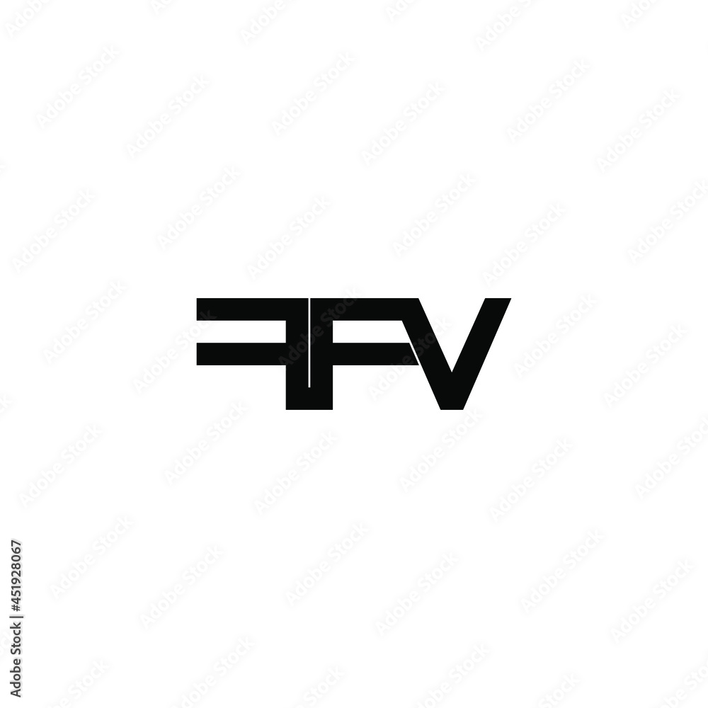 ffv initial letter monogram logo design ffv initial letter monogram logo design